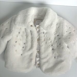 3T Disney Faux Fur embellished coat